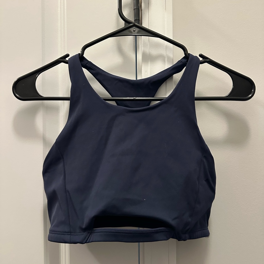 Alphalete Navy Sports Bra